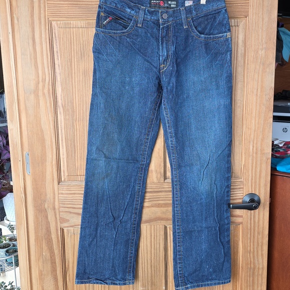Ariat Other - Ariat Men’s Relaxed Boot Dark Blue Denim Jeans
